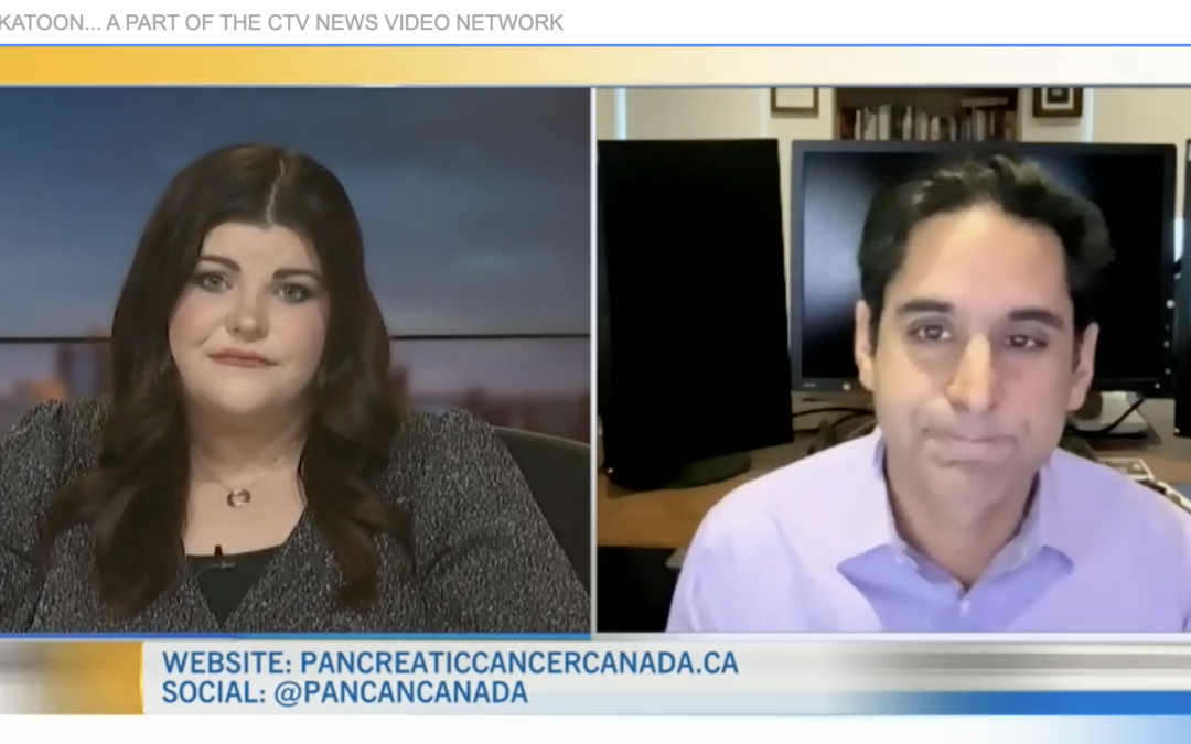 Past Board Chair Anish Kirpalani shares what Canadians need to know about pancreatic cancer with CTV Morning Live Saskatoon