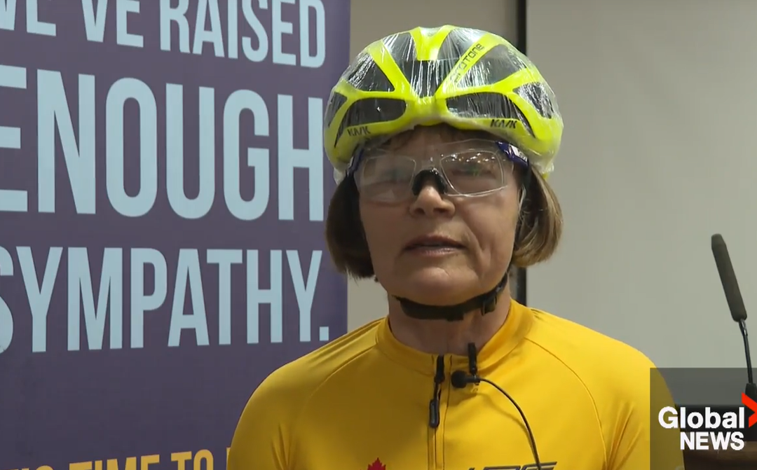 Global News: Cyclists Begin 7 Day Ride For Pancreatic Cancer in Peterborough